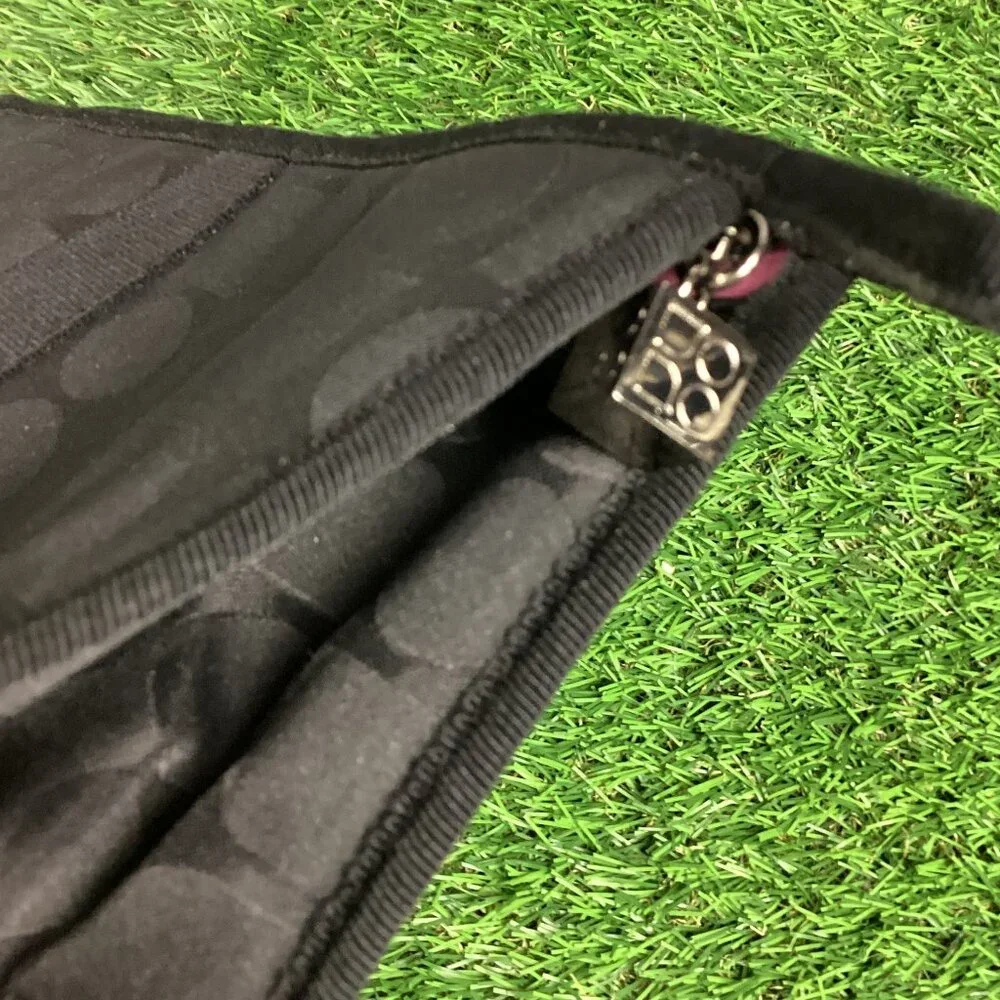 Vintage Kate Spade Black Nylon Makeup Toiletry Bag Case